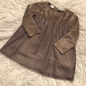 Zara baby girl long sleeve dress